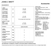 Knitting Pattern - James C Brett JB540 - Chinchilla - Accessories